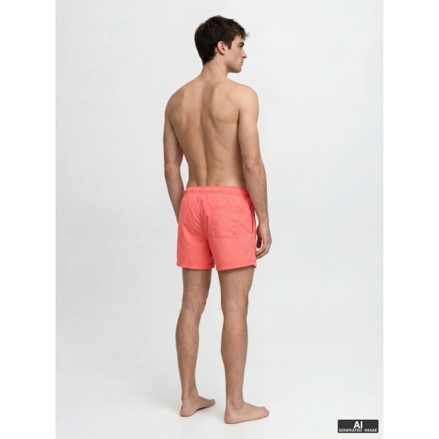 Jack & Jones Heren zwemshort jpstmaui tropic effen hot coral 12291385-Hot Coral large