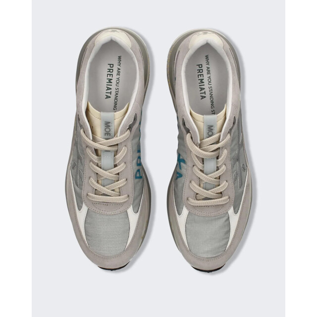 Premiata Heren moerun sneaker VAR 8079-LIGHT GREY large