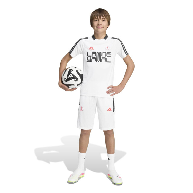 Adidas ly hot tee y t-shirt voetbal train km jonge - 073618_100-140 large