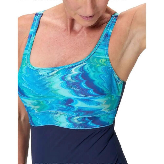 Speedo print contour eclipse 1p wedstrijd badpak dames - 073157_230-38 large