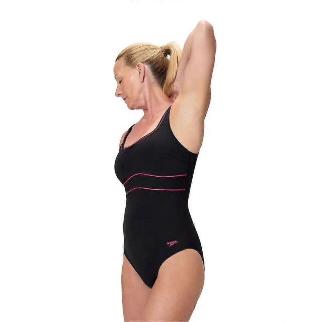 Speedo solid contour eclipse 1p wedstrijd badpak dames - 073156_990-38 large