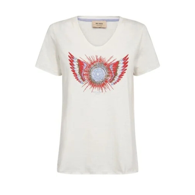 Mos Mosh 176780 180 mosmosh mmromi gethi o-ss glam tee ecru 176780 180 large