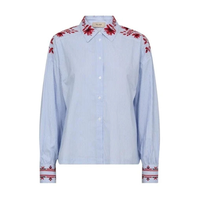 Mos Mosh 178550 835 mosmosh mmosmo stripey shirt brunnera blue 178550 835 large