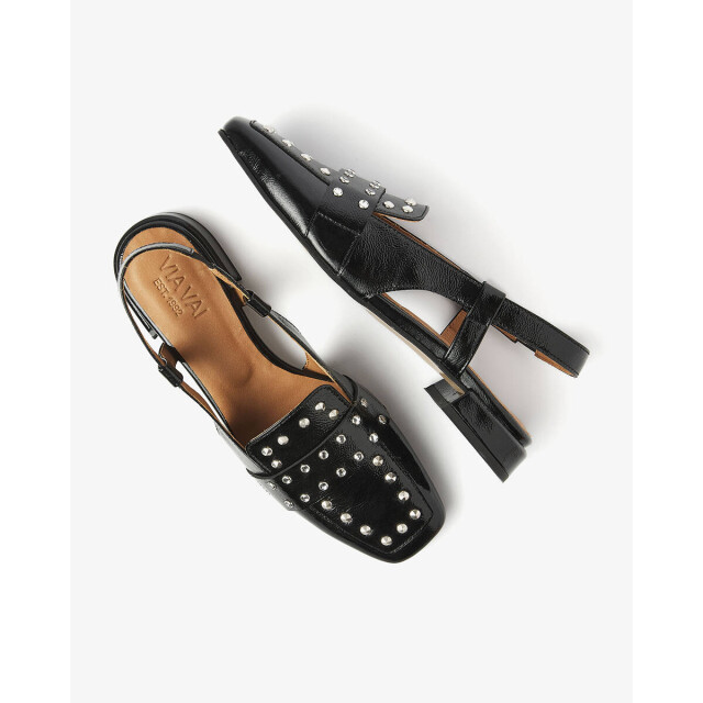 Via Vai VIA VAI Sandalen zonder hak 62388 JULIE DAMIA Sandalen Zwart VIA VAI Sandalen zonder hak 62388 JULIE DAMIA large