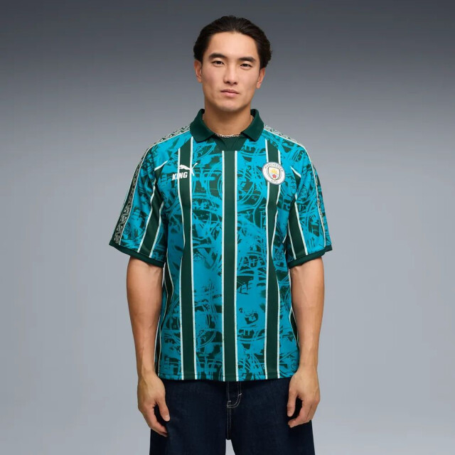 Puma mcfc king retro jersey t-shirt voetbal train km here - 071675_200-L large