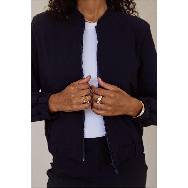 Studio Anneloes benja bomber jacket 94844 6900 dark blue 06111.270.0002 large