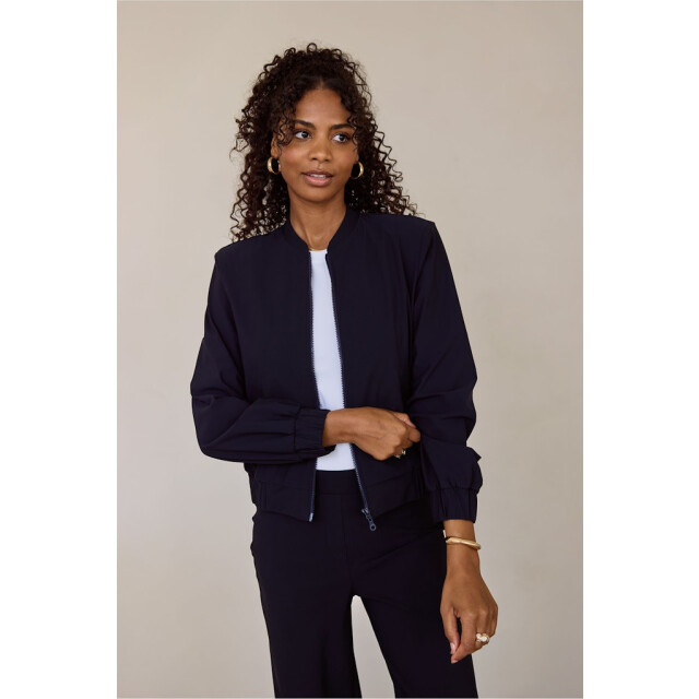 Studio Anneloes benja bomber jacket 94844 6900 dark blue 06111.270.0002 large
