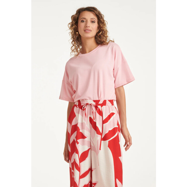 Smashed Lemon T-shirt met subtiele mouwafwerking | 8718679014809 large