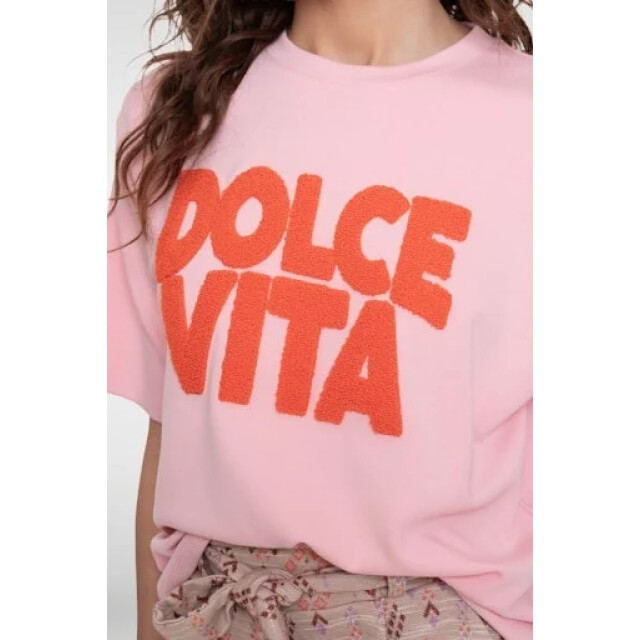 Geisha 62090-41 422 sweat scuba toweling light pink/orange 62090-41 422 large