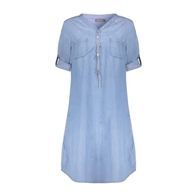 Geisha Jet 830 dress lyocell ropes bleached denim JET 830 large