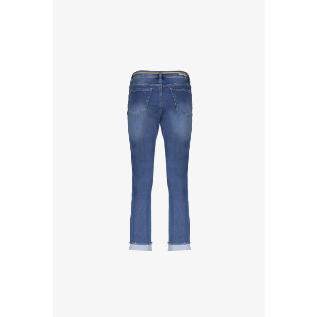Geisha Helen 827 jeans turn-up mid blue denim HELEN 827 large