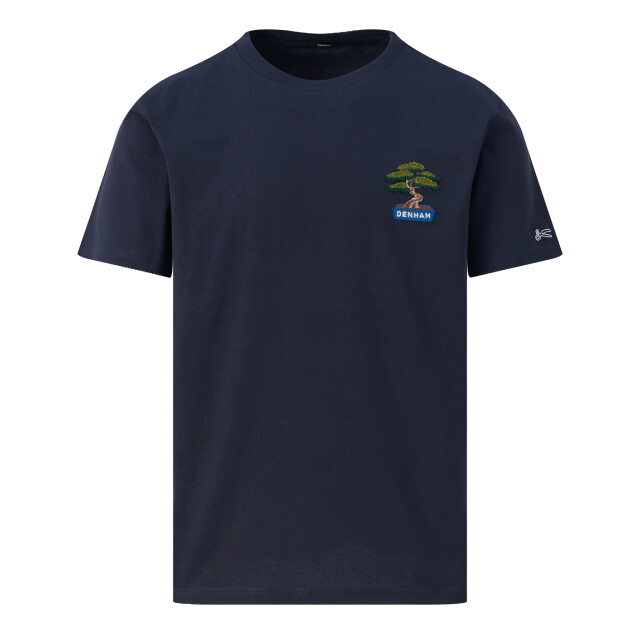 Denham T-shirt donker 108958-001-M large