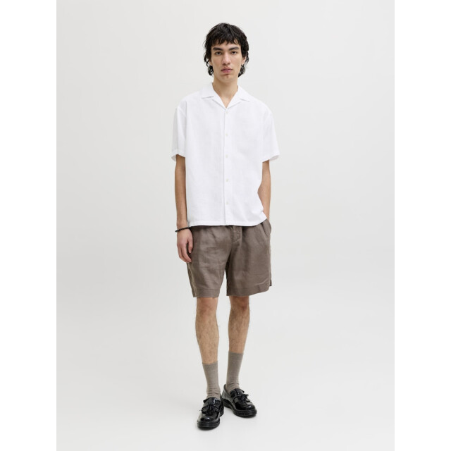 Jack & Jones Jjesummer linen blend resort shirt ss sn off-white 5309.02.0008 large