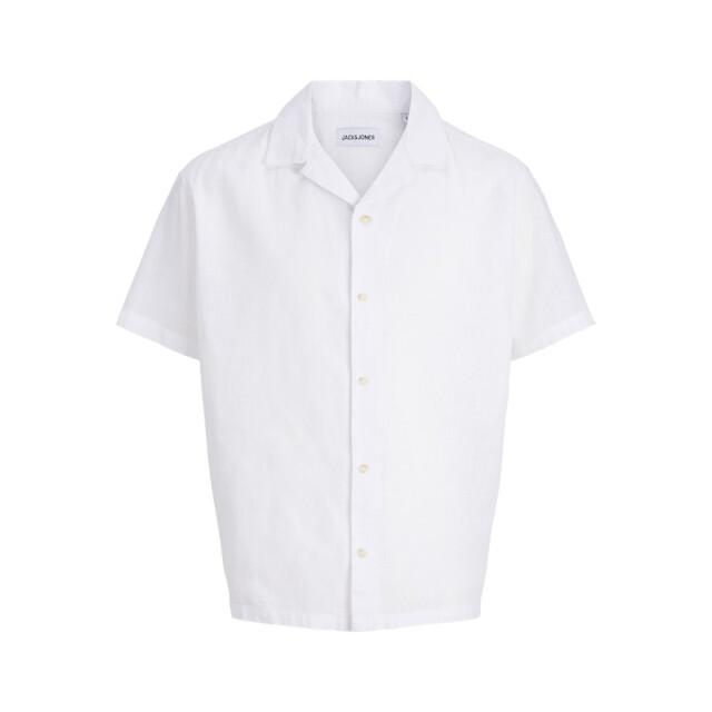 Jack & Jones Jjesummer linen blend resort shirt ss sn off-white 5309.02.0008 large