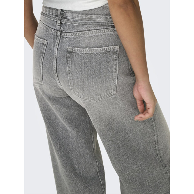 Only Onlgianna mw straight dot757 grey denim 4103.86.0170 large