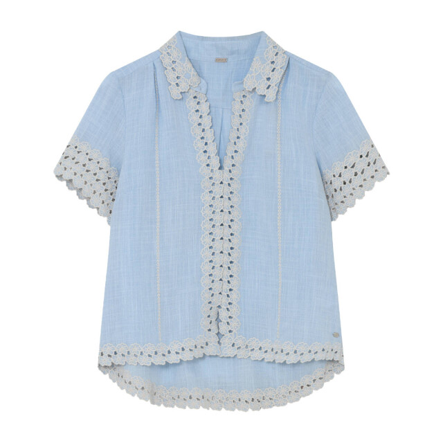 Gustav Blouse korte mouw 60666 lilje Gustav Blouse korte mouw 60666 Lilje large