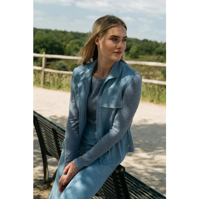 Maicazz Zizo steff gilet sp26.steff.515 jeans blue SP26.STEFF.515 large