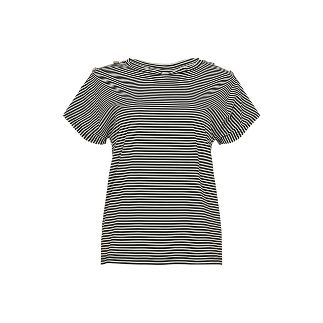 Maicazz Travel cerise top sp26.t60.719 black stripe SP26.T60.719 large