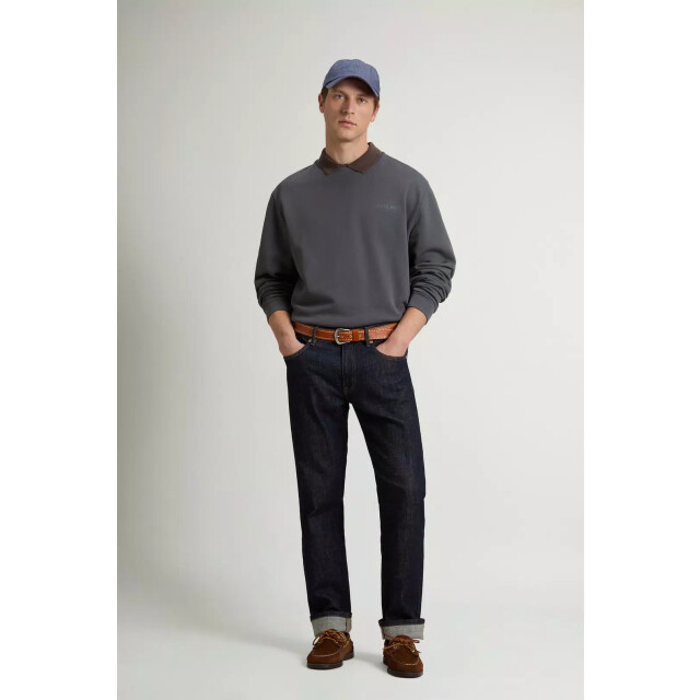 Woolrich Macro logo crewneck shadow 162043732 large