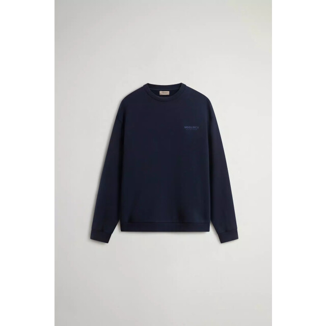 Woolrich Macro logo crewneck melton 162043766 large