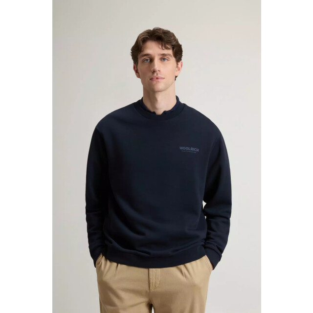 Woolrich Macro logo crewneck melton 162043766 large