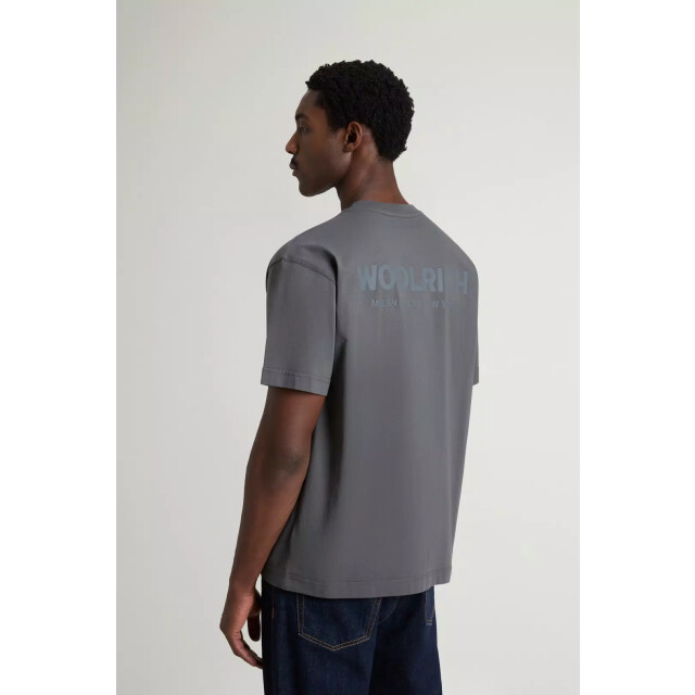 Woolrich Cotton graphic t-shirt shadow 162043926 large