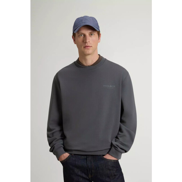 Woolrich Macro logo crewneck shadow 162043732 large