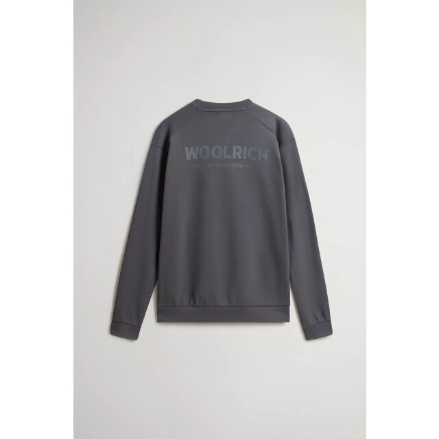Woolrich Macro logo crewneck shadow 162043732 large