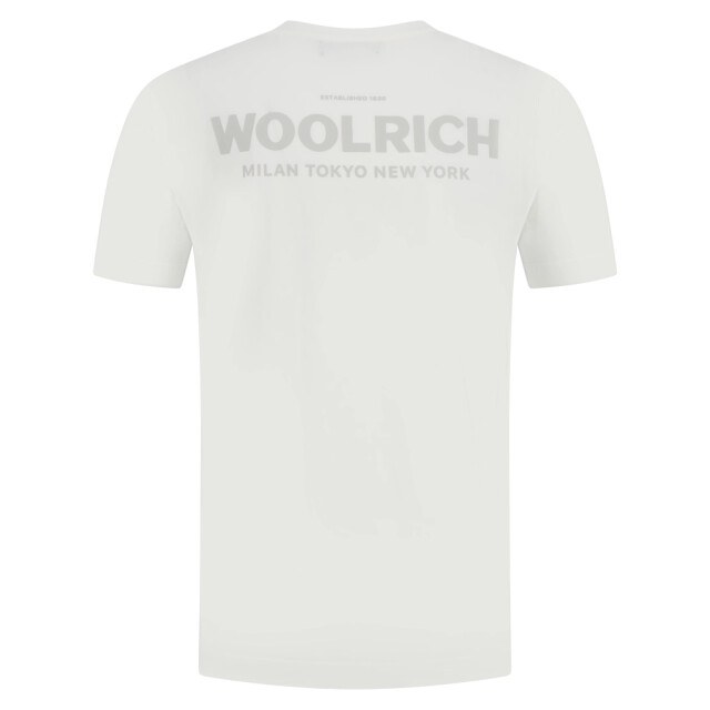 Woolrich Cotton graphic t-shirt arctic 162043974 large