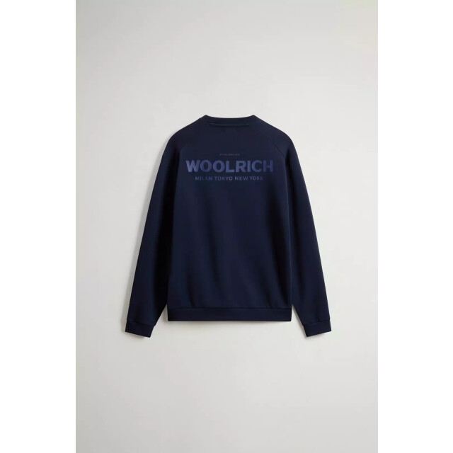 Woolrich Macro logo crewneck melton 162043766 large