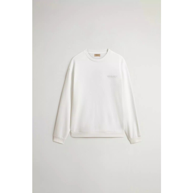 Woolrich Macro logo crewneck arctic 162043804 large