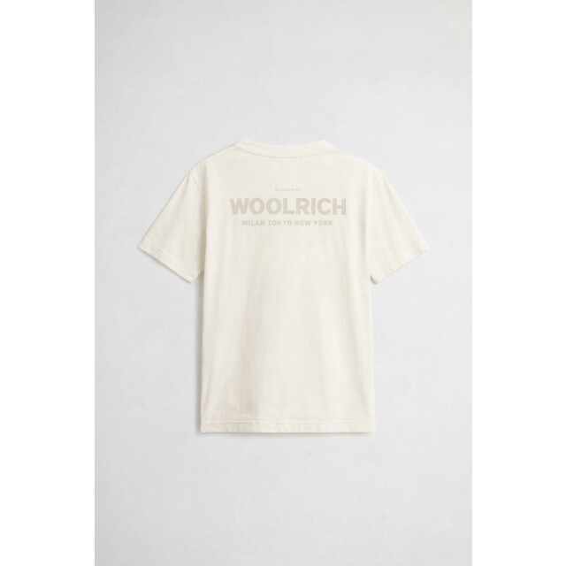 Woolrich Cotton graphic t-shirt arctic 162043974 large