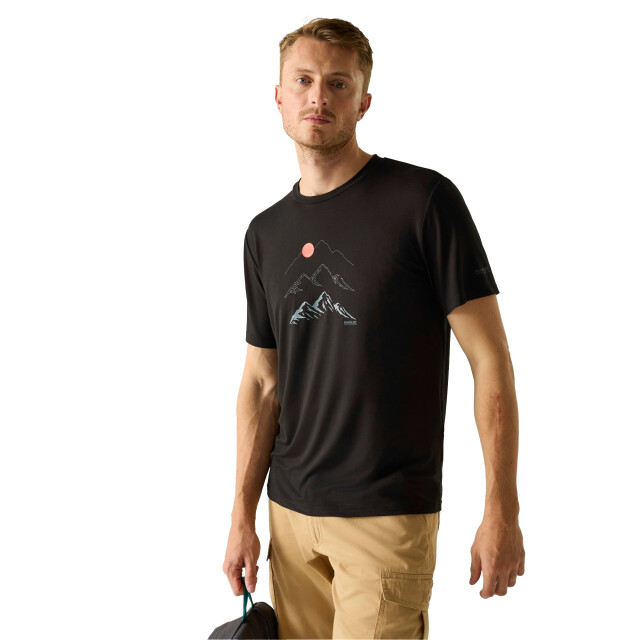 Regatta Heren fingal maan berg t-shirt UTRG12534_black large