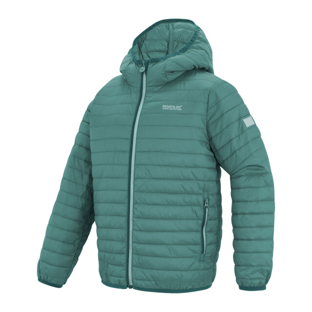Regatta Childrens/kids hillpack hooded jacket UTRG12628_ivymoss large