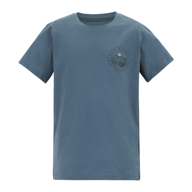 Regatta Kinderen/kinderen bosley voor elk avontuur grafisch t-shirt UTRG12650_chinablue large