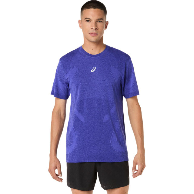 Asics road seamless ss top hardloop t-shirt korte mouw zomer heren - 074742_200-L large