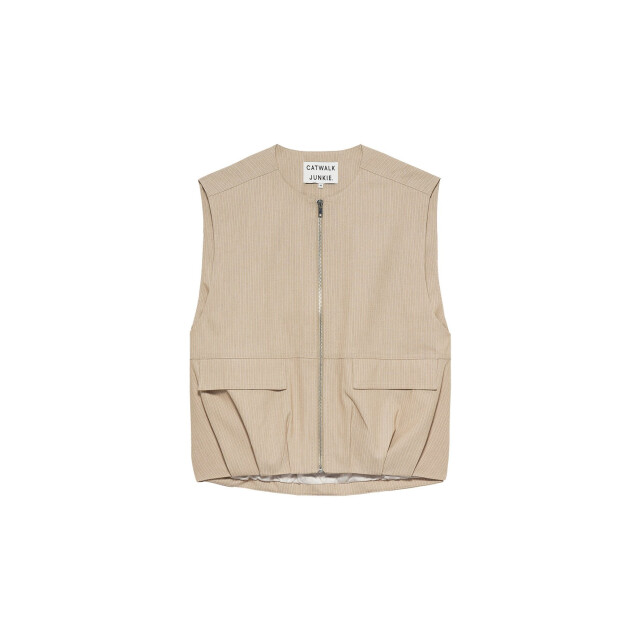 Catwalk Junkie 2601022403 pinstripe bodywarmer 2601022403 Pinstripe bodywarmer large