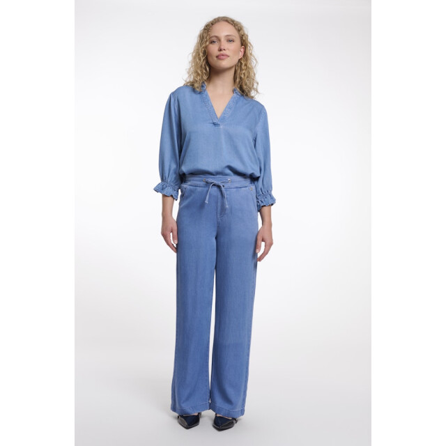 Rino & Pelle regular length wide pants anetteregular.7002621 washed 06541.211.0090 large