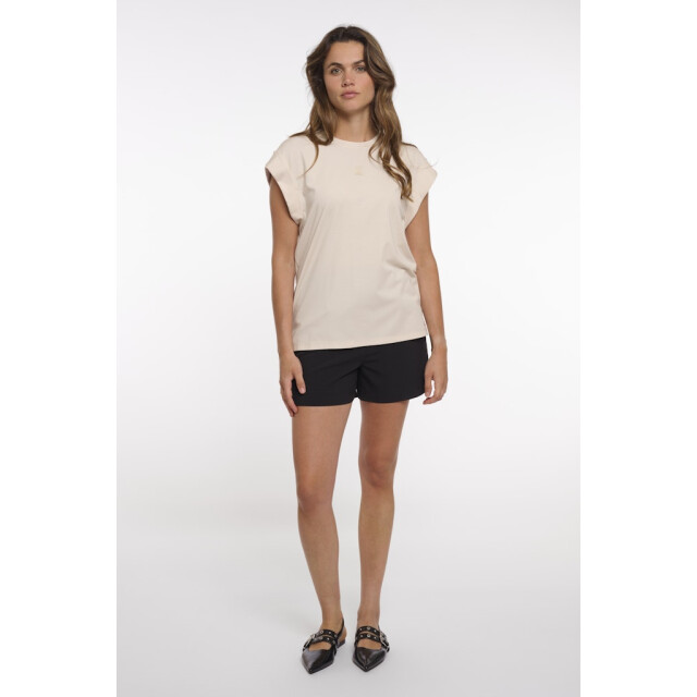 Rino & Pelle sleeveless top with crew neck ilana.7002622 birch 06010.112.0078 large