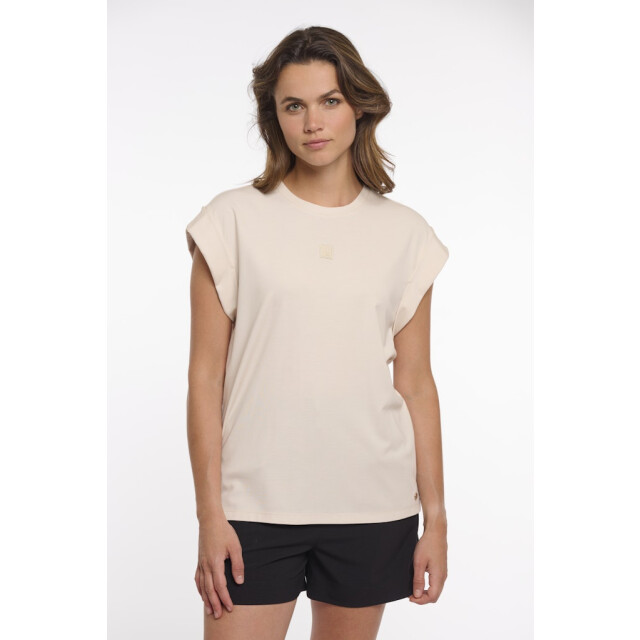 Rino & Pelle sleeveless top with crew neck ilana.7002622 birch 06010.112.0078 large