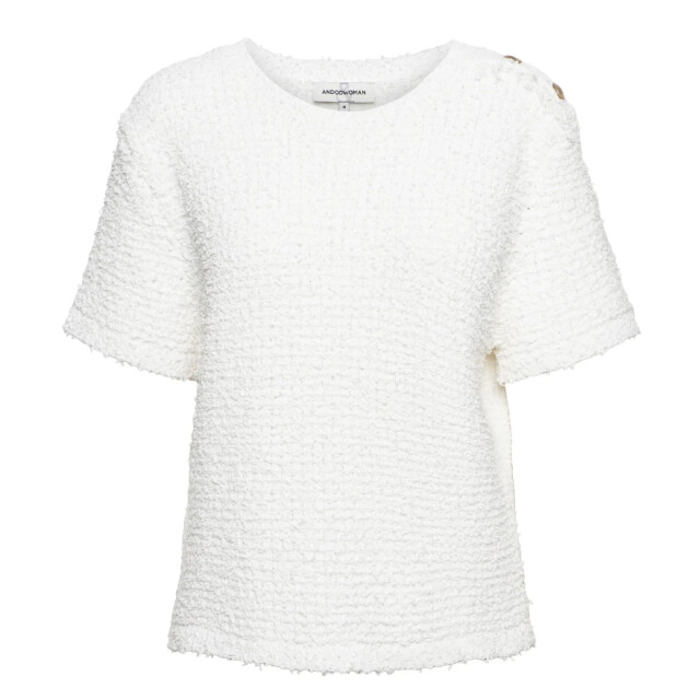 &Co Woman Trui bianca - Bianca - Offwhite large