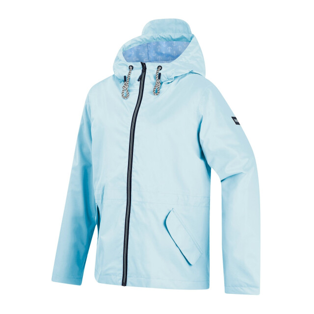 Regatta Dames bayletta grid distress waterdichte jas UTRG12749_skywashblue large