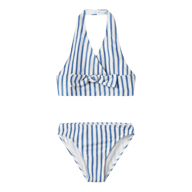 Name It Meisjes bikini set strik nkfzippa gestreept 13253288-Super Sonic large