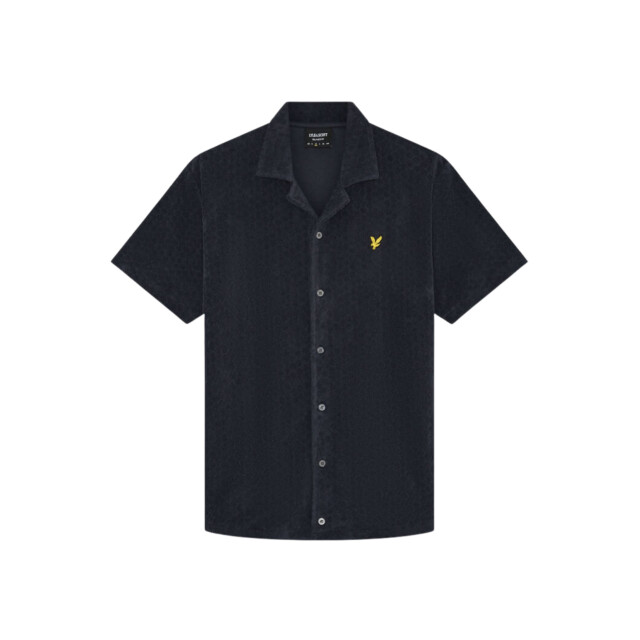 Lyle and Scott Lyle&scott honeycomb korte mouw overhemden sw2407v SW2407V large