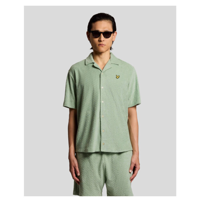 Lyle and Scott Lyle&scott honeycomb korte mouw overhemden sw2407v SW2407V large