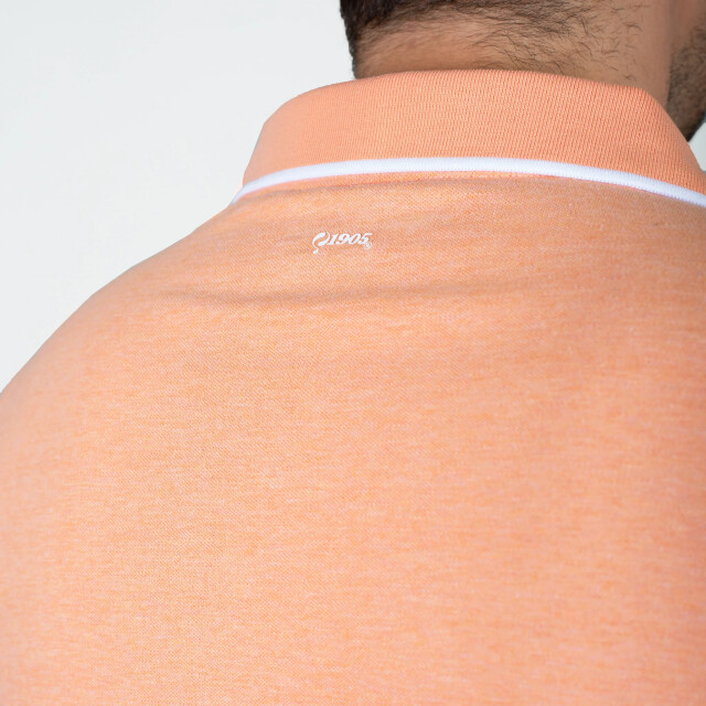 Q1905 Polo shirt stein licht melange QM2663762-328-1 large