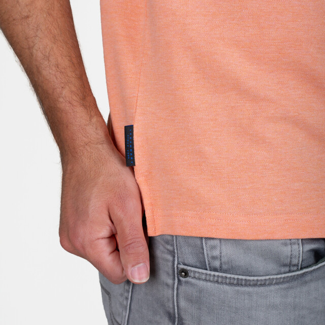 Q1905 Polo shirt willemstad licht melange QM2663909-328-1 large