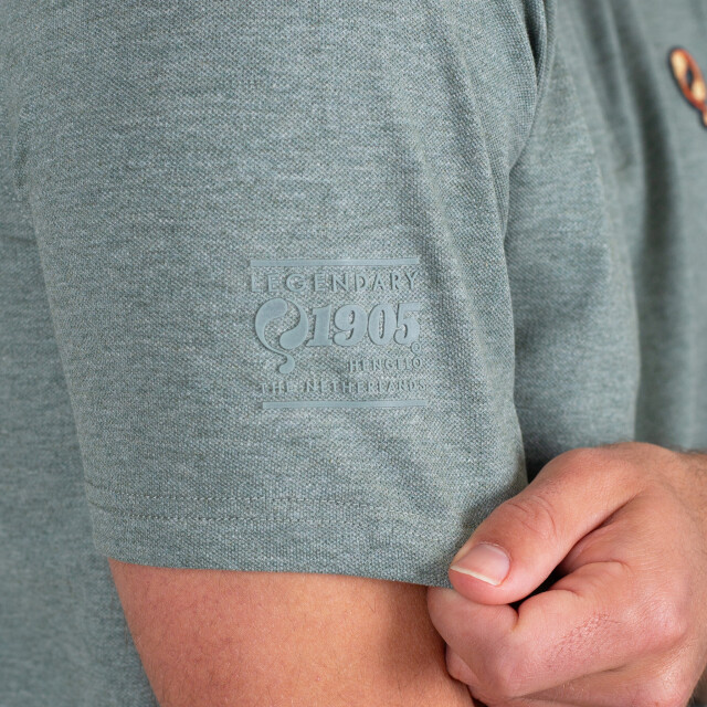 Q1905 Polo shirt zuidland licht melange QM2663924-965-1 large