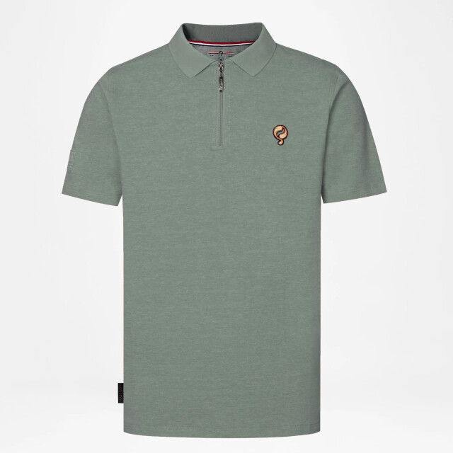 Q1905 Polo shirt zuidland licht melange QM2663924-965-1 large