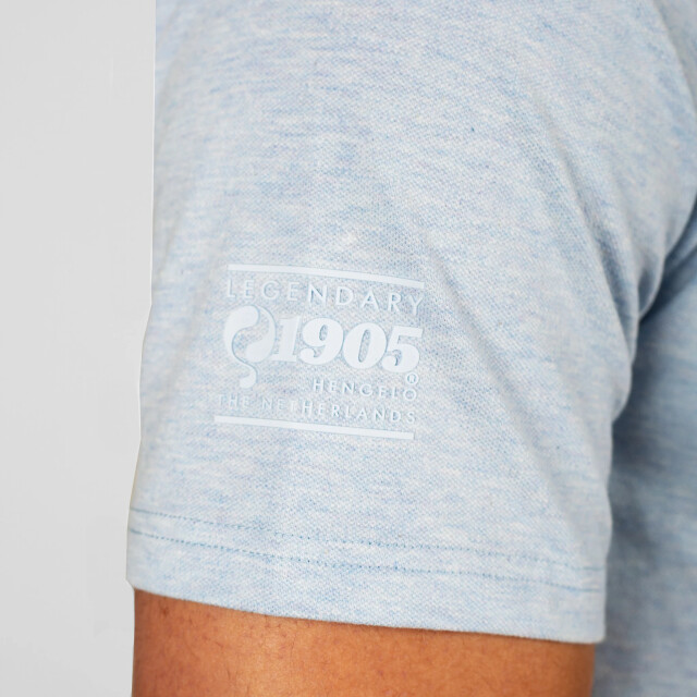 Q1905 Polo shirt zuidland mist melange QM2663924-672-1 large
